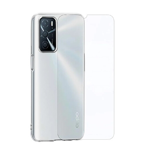 My Way Myway Starter Pack Coque souple + Verre trempé pour Oppo A16S Transparent