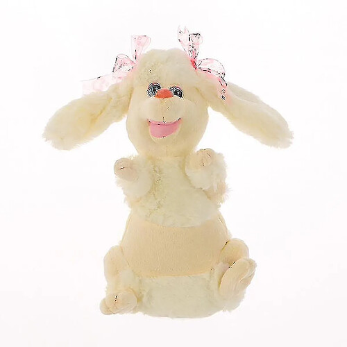 Universal (berger beige) (type batterie) mignon berger lapin en peluche électrique qui peut chanter et danser