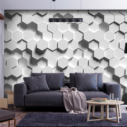 Artgeist Papier peint - Hexagonal Awareness [150x105]