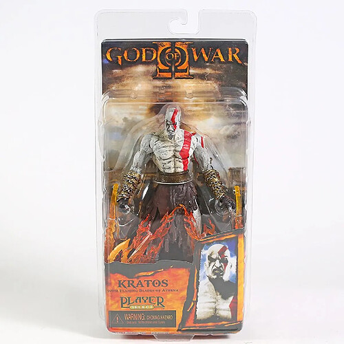 Universal 18 cm NECA God of War 2 II Kratos sur Ares Armor W Lame(Coloré)