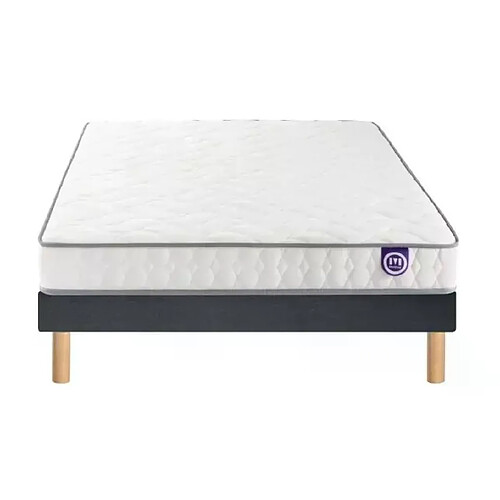 Ensemble Merinos Chill Bed - Mousse Haute Densité + Sommier Confort Medium 120x200