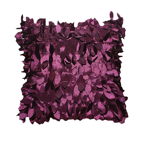 42 * Cas De Couverture D'oreiller 42cm Tombé Feuille De Lancer La Taille De Coussin Décor Violet