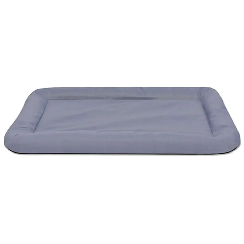 Helloshop26 Matelas lit panier pour chiens animaux de compagnie taille XL 84 x 52 cm gris 02_0001608