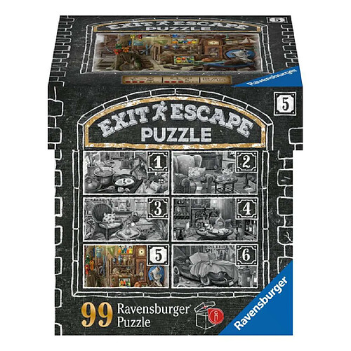 Ravensburger puzzle escape 99p Grenier manoir