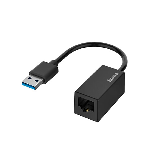 HAMA Adaptateur réseau, fiche USB - port LAN/Ethernet, Gigabit Ethernet