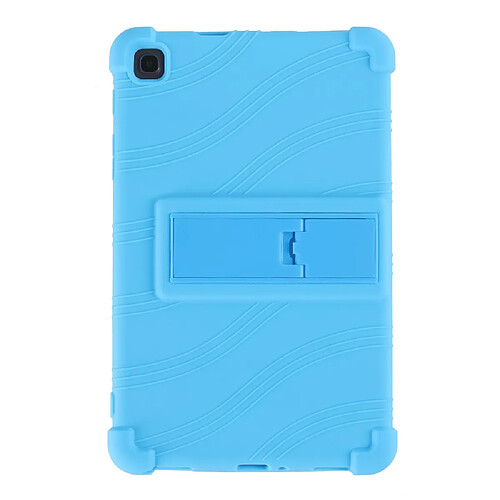 Coque en silicone Souple avec béquille bleu clair pour votre Samsung Galaxy Tab A 8.0 (2019) with S Pen SM-P200