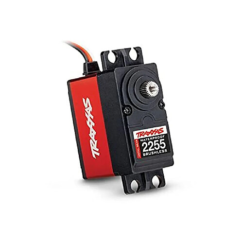 Traxxas 2255 Atanche Metal gear Aluminium Servo Digital High-Torque 400 Brushless, Rouge