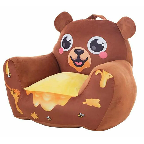 BigBuy Home Fauteuil pour enfant Honey Bear 52 x 48 x 51 cm