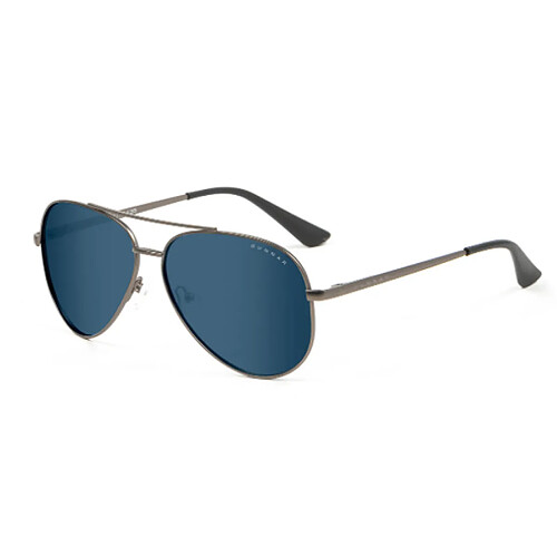 Lunettes anti lumière bleue gunnar - MAVERICK | Couleur : GUNMETAL | Teintes : SUN (90% de filtration de la lumière bleue)