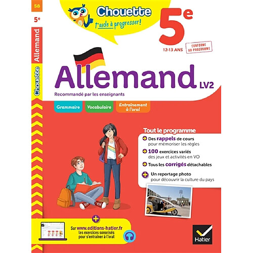 Allemand 5e LV2, 12-13 ans : conforme au programme