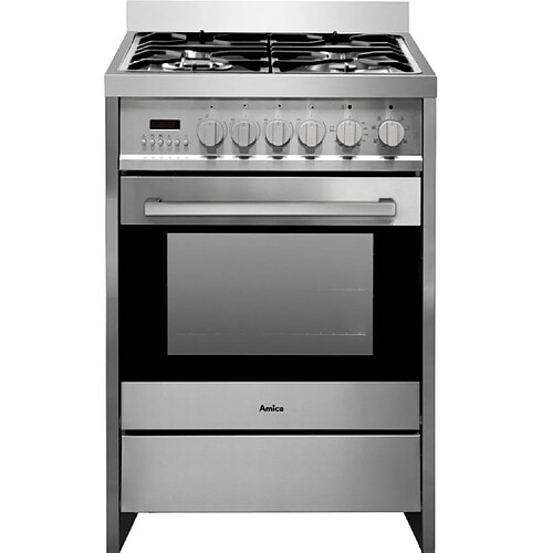 Cuisinière gaz a 68l 4 feux inox - acme2005x - AMICA