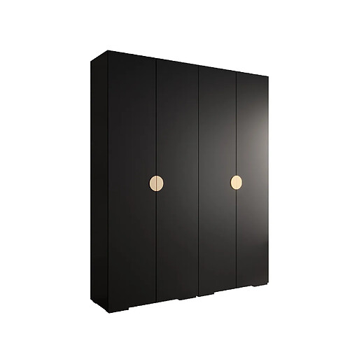 Abiks Meble Armoire Inova 4 À Portes Battantes 236,7/200/47 4 Portes (nero/d’oro)