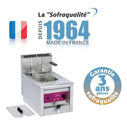 Friteuse gaz modulaire à poser - 10 Litres - 7 kW - Sofraca