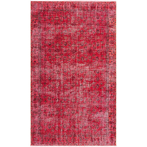 Vidal Tapis de laine 284x173 rouge Ultra Vintage