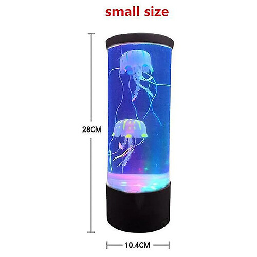 Universal Alimentation usb méduses humeur bureau lampe de chevet fantaisie aquarium hypnotique changement de couleur enfant led lumineux maison deco