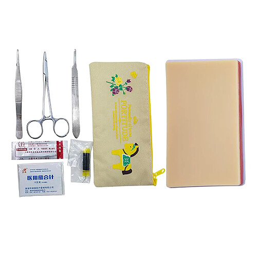 Kit de Formation de Suture chirurgicale Peau Fonctionner Suture Modèle de Pratique de Formation Pad Matériel D'enseignement