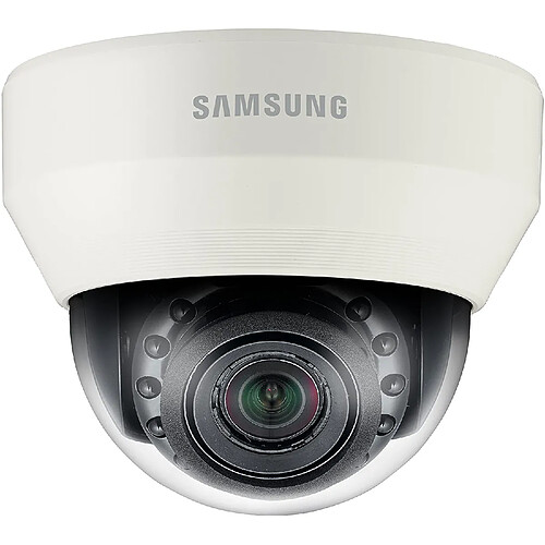 Caméra Dôme IP plafond Full HD 2Mp Samsung compatible NVR Réseau PoE SND-6084RP