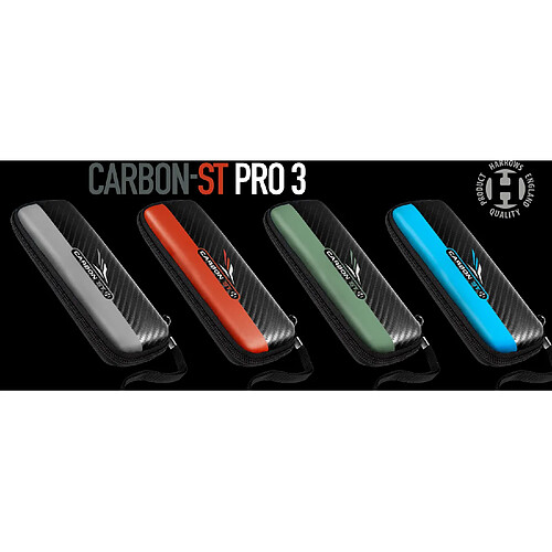 Etui Harrows Carbon ST Pro 3 (plusieurs coloris) Bleu/Noir