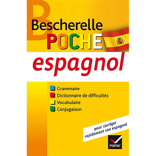 Espagnol, poche : grammaire, dictionnaire de difficultés, vocabulaire, conjugaison · Occasion