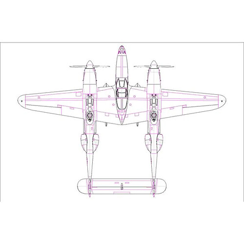 P-38L-5-L0 Lightning - 1:72e - Hobby Boss