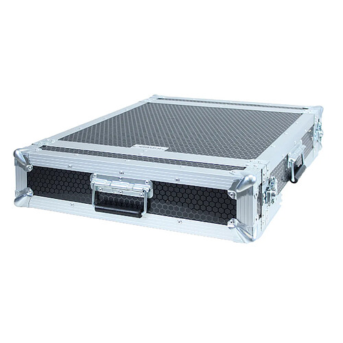 Kimex Flight case rack 19'', Capacité 2U, Double porte