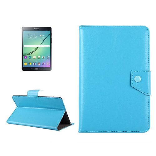 Wewoo Housse Étui bleu bébé pour Samsung Galaxy Tab S2 8.0 T715 / T710, Cube U16GT, ONDA Vi30W, Teclast P86 8 pouces comprimés en cuir Crazy Horse Texture de protection Shell avec support