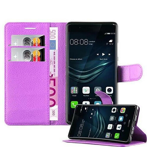 Cadorabo Coque Huawei P9 Etui en Violet