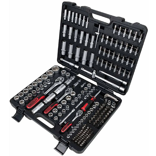 KS Tools Jeu de douilles et embouts 195pcs 1/4"" + 3/8"" + 1/2"" 917.0795