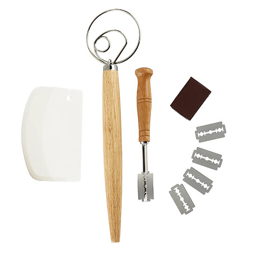 Fouet à Pâte Mélangeur Pain Score Grattoir à Pâte Kit De Cuisson Style C