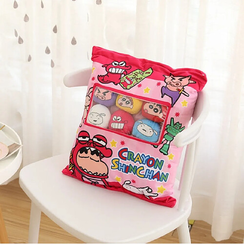 Universal 45cm lot mode Xinqin snack sac peluche poupée peluche sac anime coussin coussin/oreiller enfant/fille cadeau d'anniversaire | oreiller de luxe (rouge)