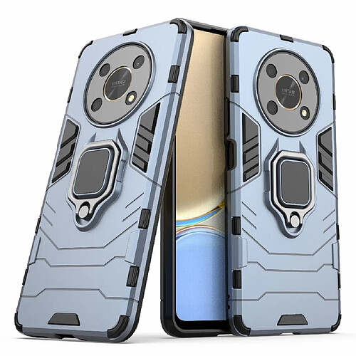 Coque en TPU anti-rayures, antichoc avec béquille bleu pour votre Honor X30