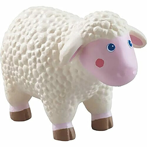 HABA Little Friends Sheep - Figurine danimal de ferme en plastique de 9,5 cm