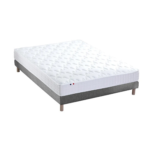 Idliterie Ensemble Matelas accueil mémoire de forme MAM AZUR + Sommier - Made in France