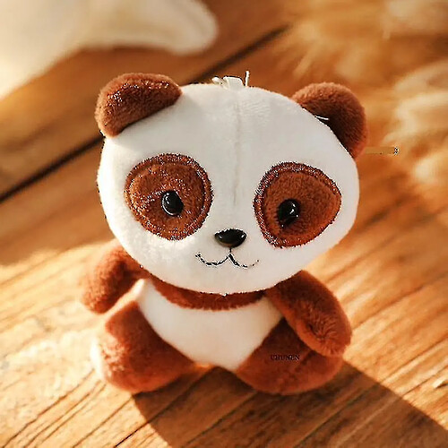 Universal 12 cm en peluche en coton Panda Pold-tasted Doll Brown