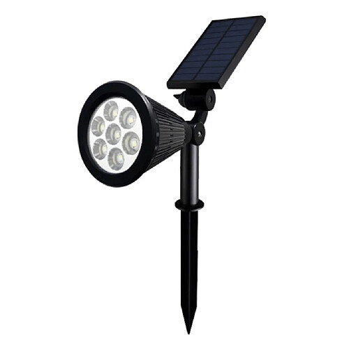 Projecteur solaire imperméable 7LED, lumière colorée de paysage de jardin de jardin extérieur