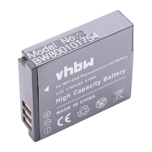 vhbw Li-Ion batterie 1100mAh (3.6V) pour appareil numérique camescope comme Samsung IA-BP125A