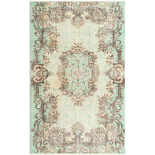 Vidal Tapis de laine 257x160 vert Ultra Vintage