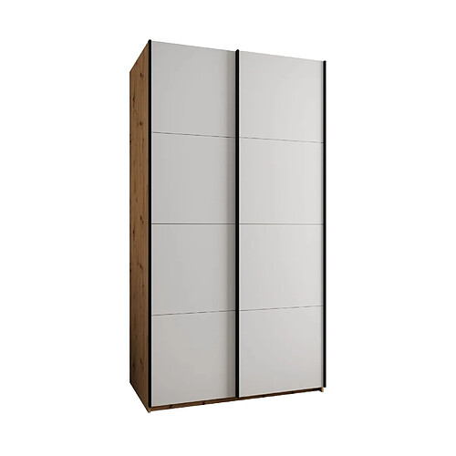 Abiks Meble Armoire à portes battantes Lux 1 245,5/130/64 2 portes