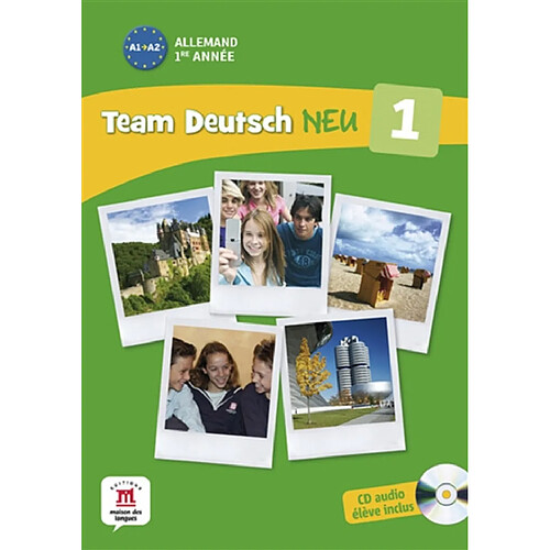 Team Deutsch neu 1, allemand 1re année, A1-A2 · Occasion