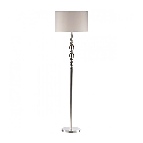 Luminaire Center Lampadaire Madrid chrome satiné 1 ampoule