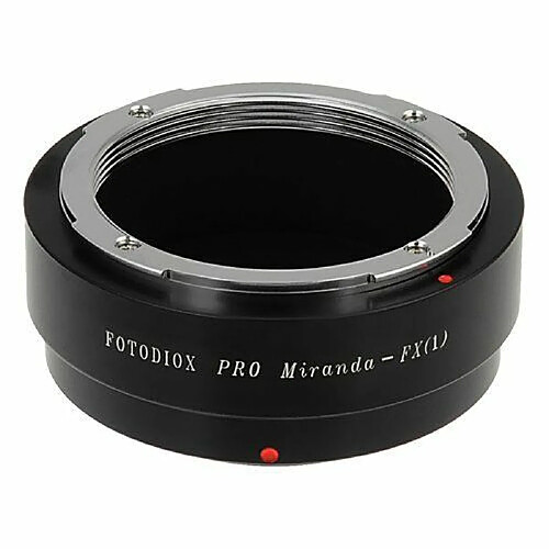 Fotodiox Miranda-FujiX-Pro Adaptateur Monture pour Miranda Objectif/Fujifilm X-Caméra Noir