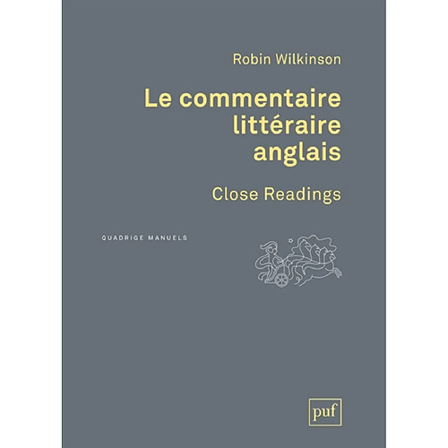 Le commentaire littéraire anglais. Close readings · Occasion