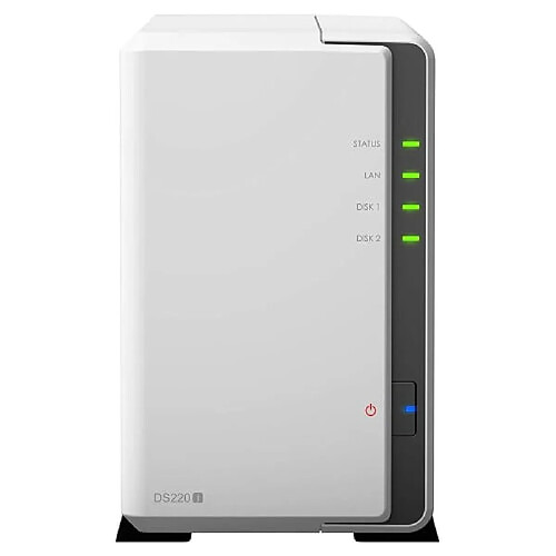 Synology DS220j NAS 2To (2x1To) WD Red USB 3.2 USB 3.5" Blanc