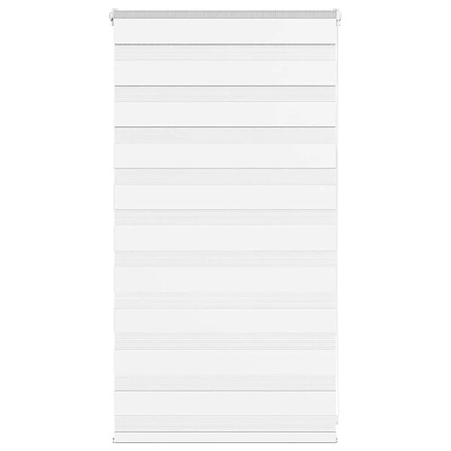 vidaXL Store zèbre blanc 70x100 cm largeur du tissu 65,9 cm polyester