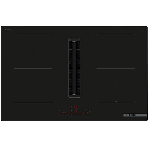 Table de cuisson aspirante induction 4 feux 7400w noir - PVQ811H26E - BOSCH