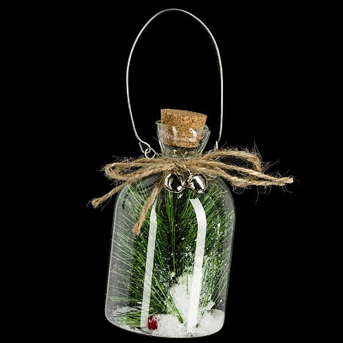 Paris Prix Sujet de Noël Bouteille Vintage 10cm Transparent