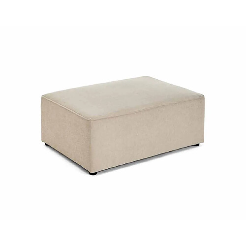 Bestmobilier Topaze - pouf - en tissu