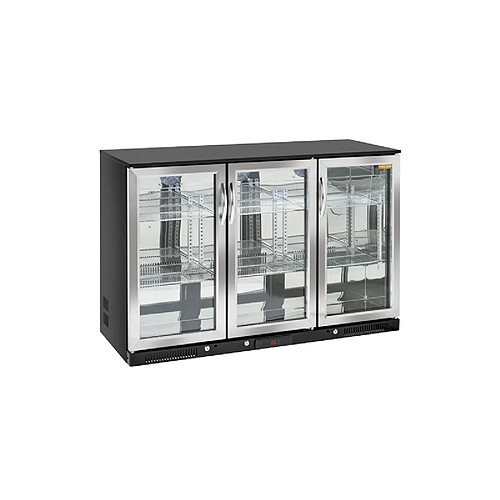 COOLHEAD Arrière-Bar Réfrigéré 3 Portes Vitrées Inox - 302 L - Cool Head