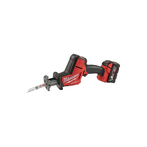 Scie sabre compacte MILWAUKEE FUEL M18 FHZ-502X - 2 batterie 18V 5.0 Ah - 1 chargeur M12-18FC 4933459885