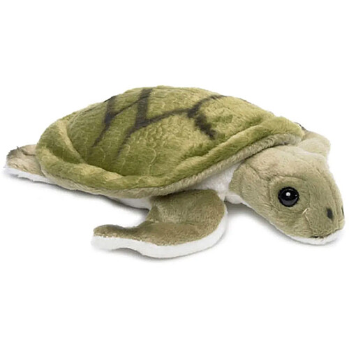 WWF peluche Tortue de Mer de 18 cm vert blanc